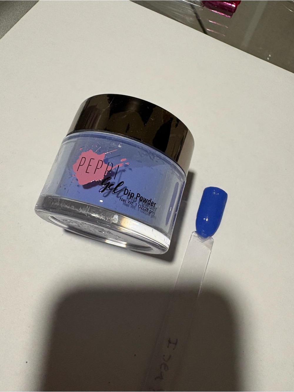 Peppi Gel I Sea You blue dip nail powder